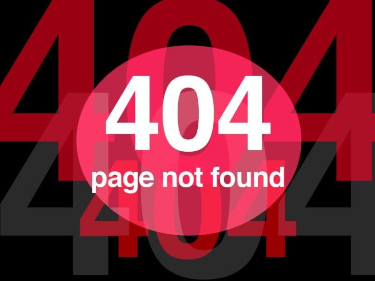 Learn how to fix 404 error pages